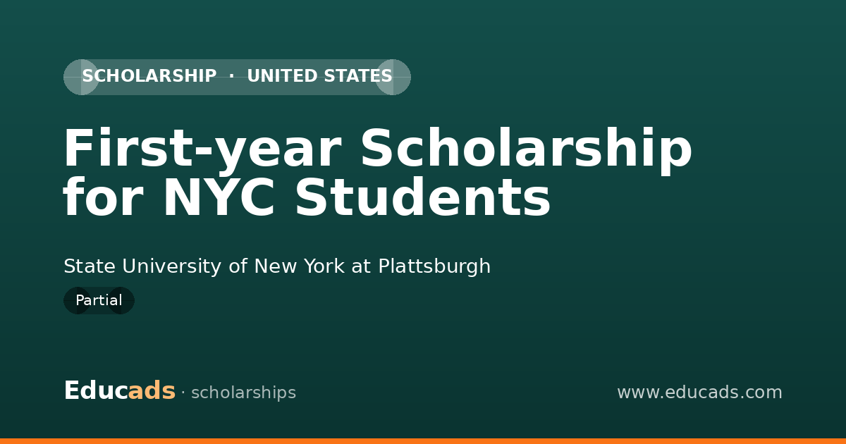 First-year Scholarship for NYC Students scholarship
