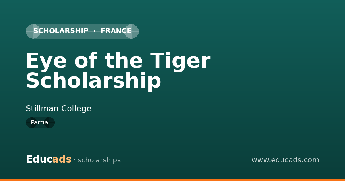 Eye of the Tiger Scholarship scholarship