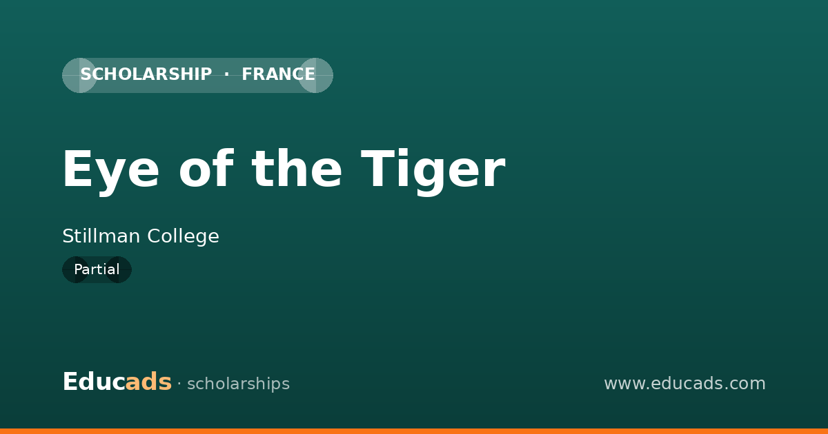 Eye of the Tiger scholarship
