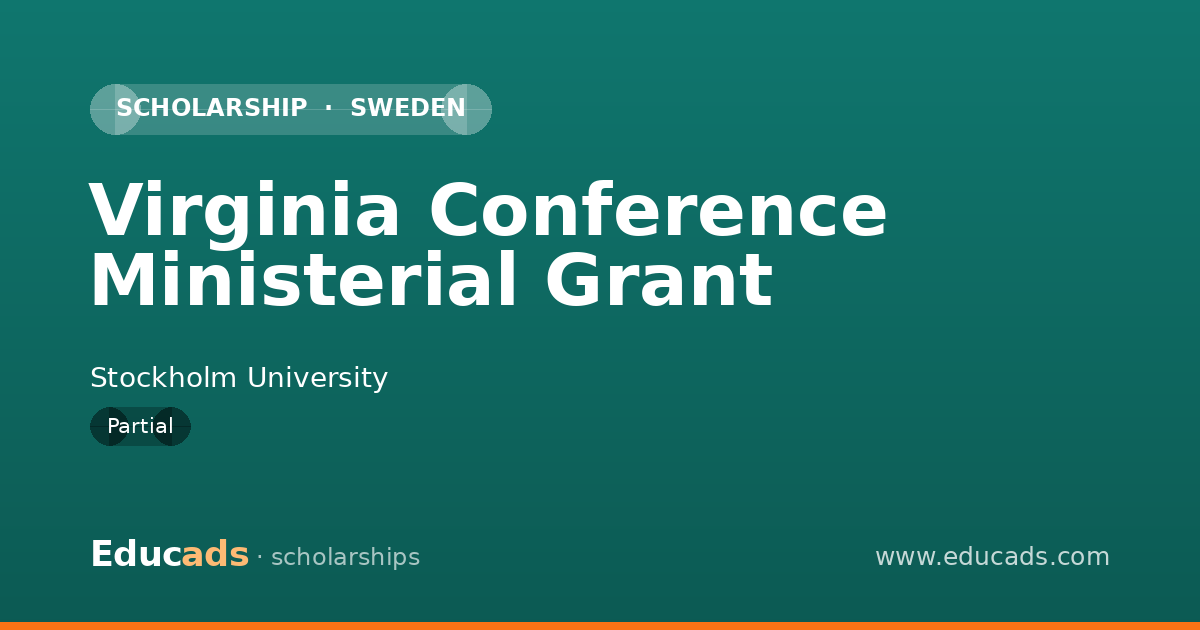 Virginia Conference Ministerial Grant scholarship