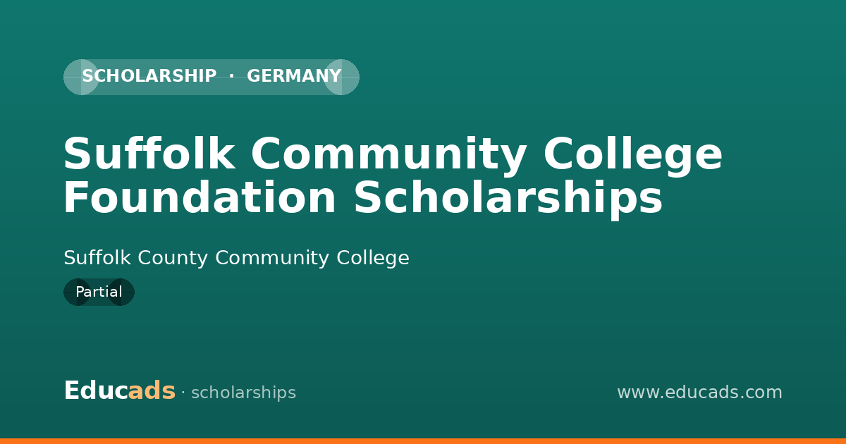 Suffolk Community College Foundation Scholarships scholarship
