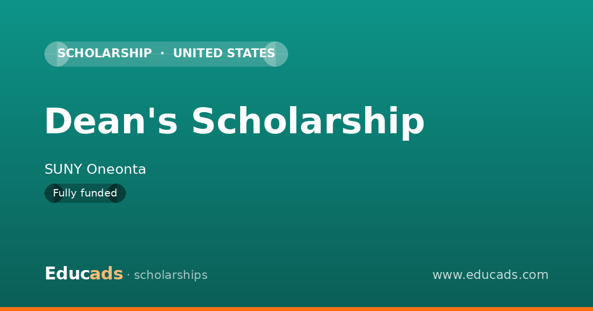 Dean's Scholarship scholarship