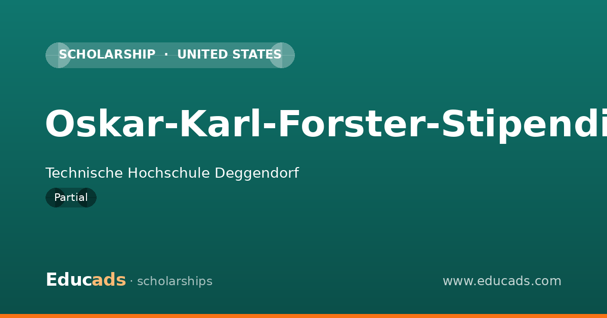 Oskar-Karl-Forster-Stipendium scholarship