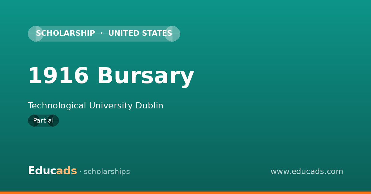 1916 Bursary scholarship
