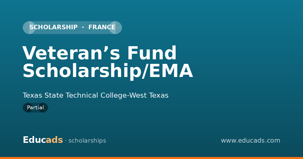 Veteran’s Fund Scholarship/EMA scholarship