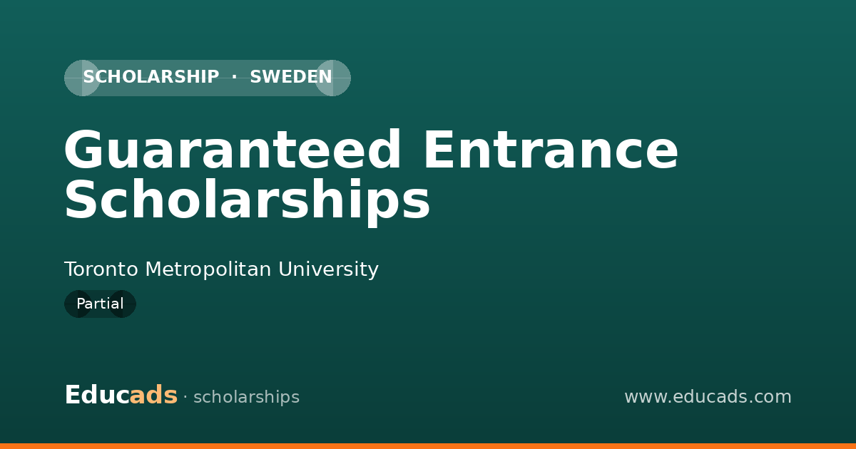 Guaranteed Entrance Scholarships scholarship