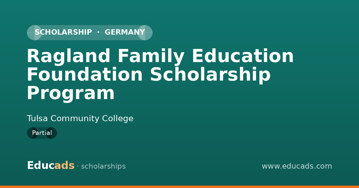 Ragland Family Education Foundation Scholarship Program scholarship