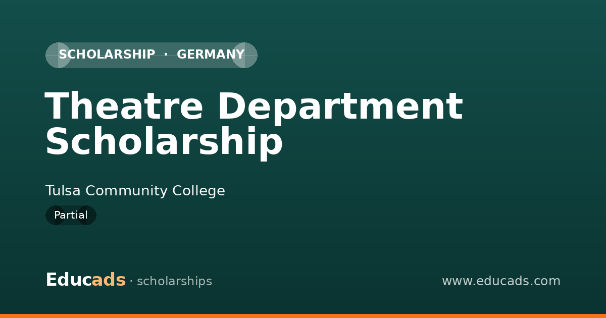 Theatre Department Scholarship scholarship