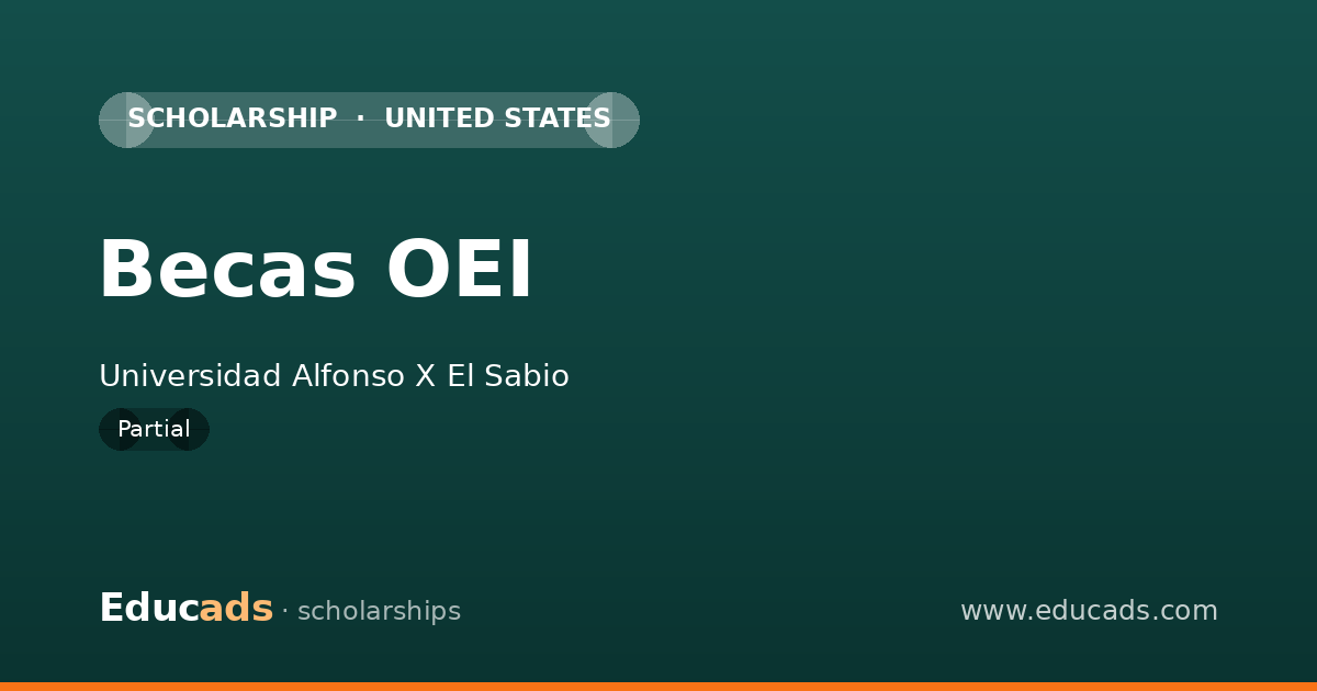 Becas OEI scholarship