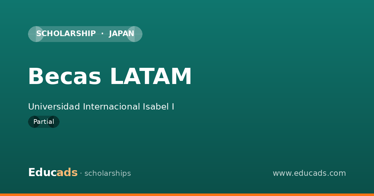 Becas LATAM scholarship