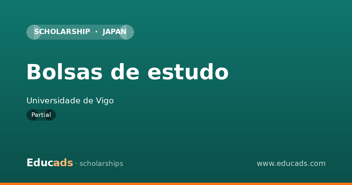 Bolsas de estudo scholarship