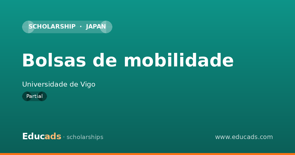 Bolsas de mobilidade scholarship
