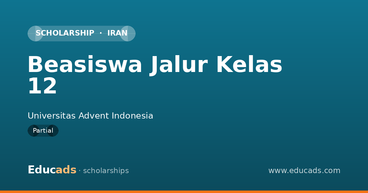 Beasiswa Jalur Kelas 12 scholarship