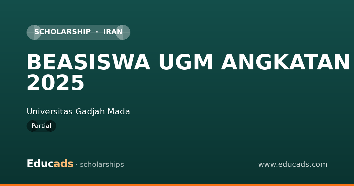 BEASISWA UGM ANGKATAN 2025 scholarship