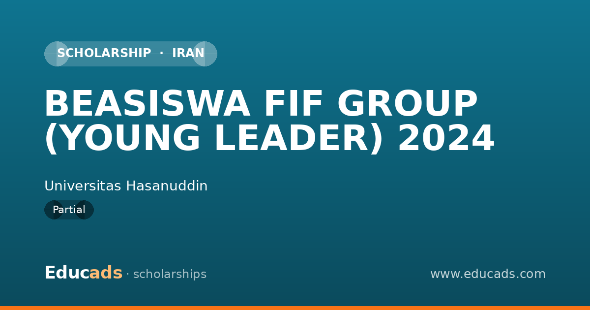BEASISWA FIF GROUP (YOUNG LEADER) 2024 scholarship