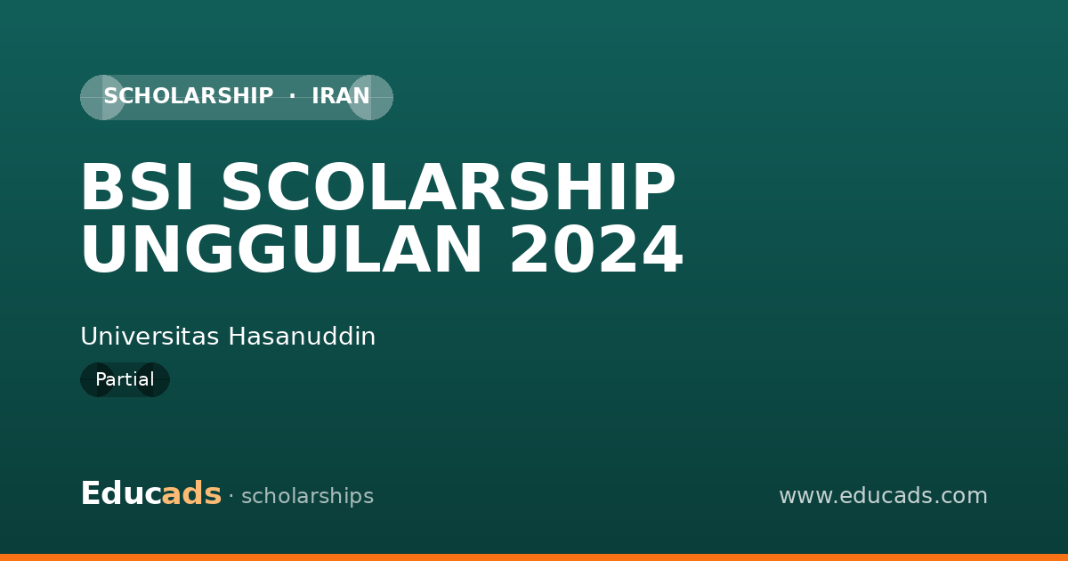 BSI SCOLARSHIP UNGGULAN 2024 scholarship