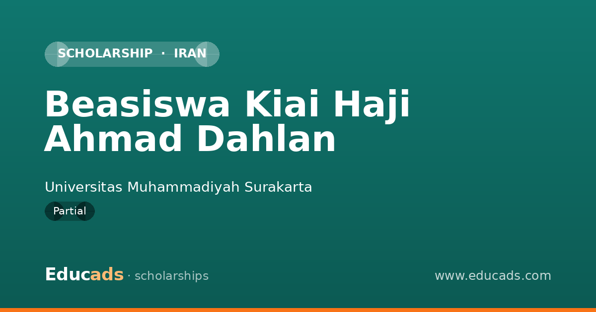 Beasiswa Kiai Haji Ahmad Dahlan scholarship