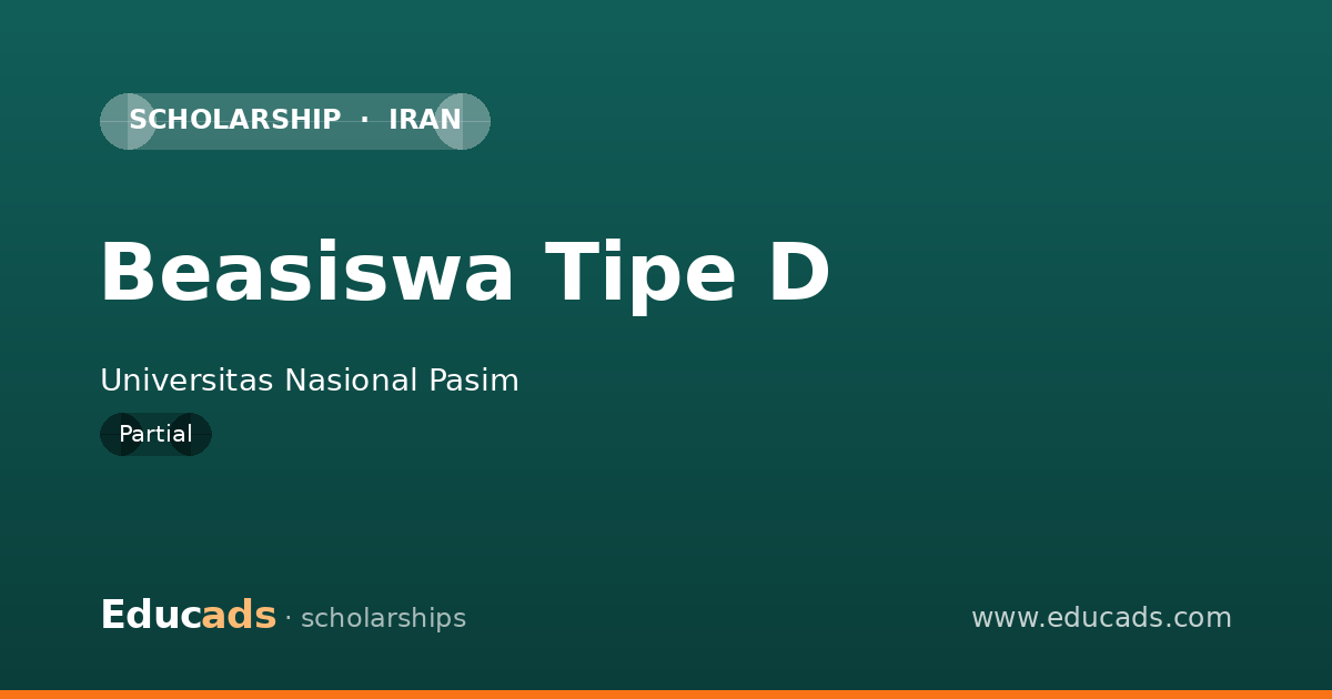 Beasiswa Tipe D scholarship