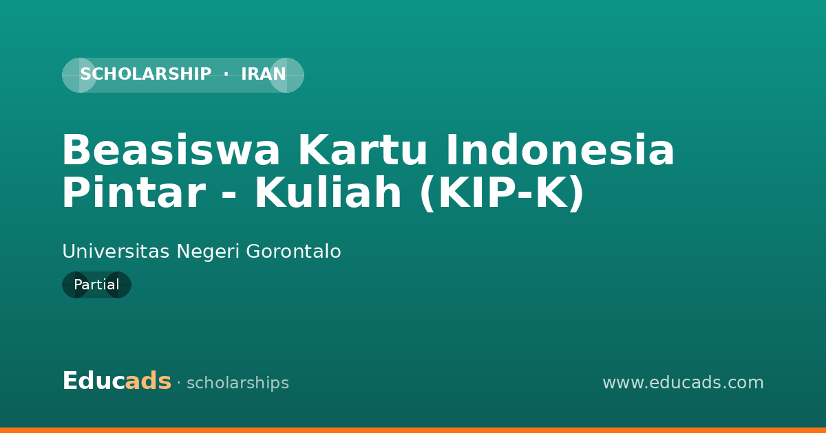 Beasiswa Kartu Indonesia Pintar - Kuliah (KIP-K) scholarship
