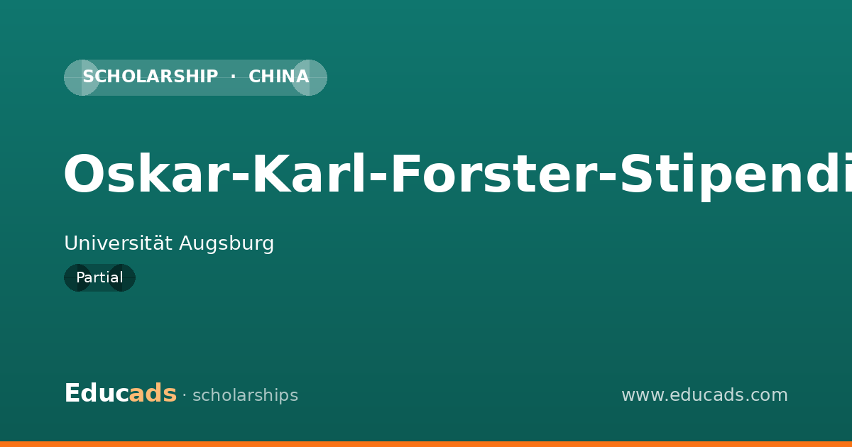 Oskar-Karl-Forster-Stipendium scholarship