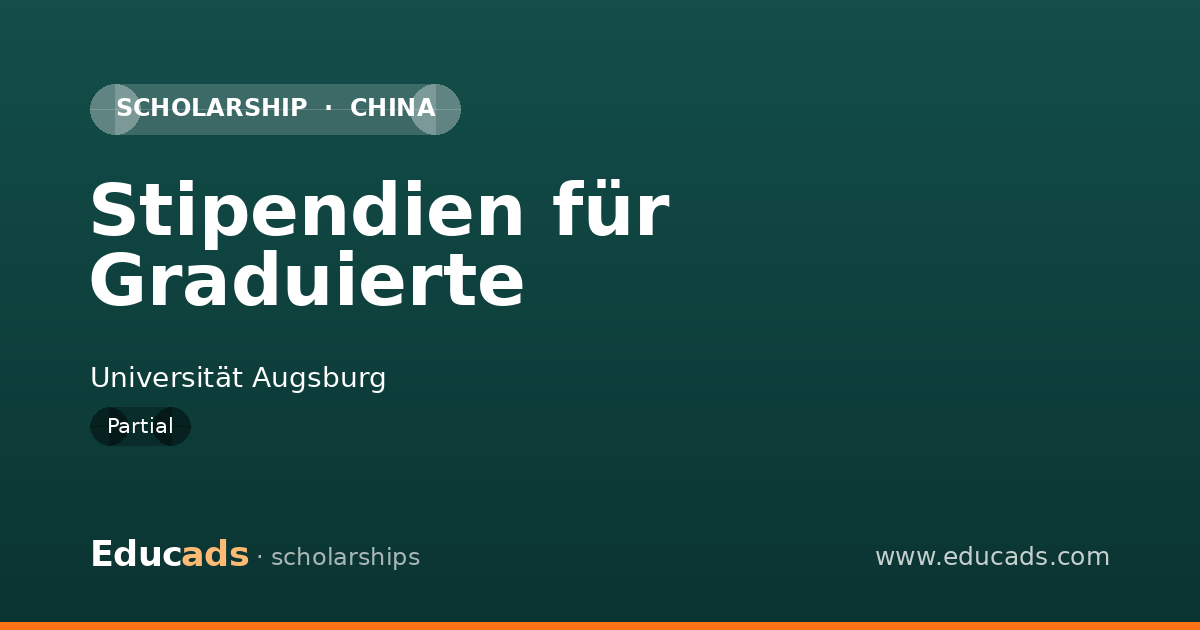 Stipendien für Graduierte scholarship
