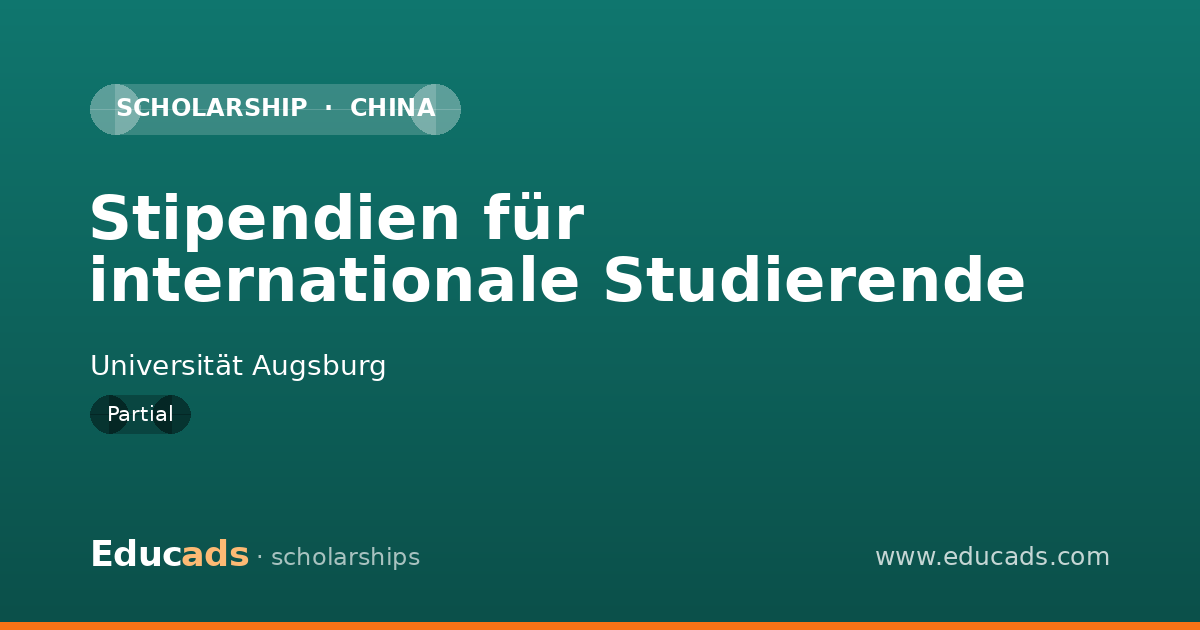 Stipendien für internationale Studierende scholarship
