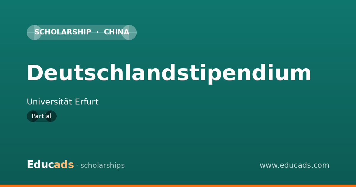 Deutschlandstipendium scholarship