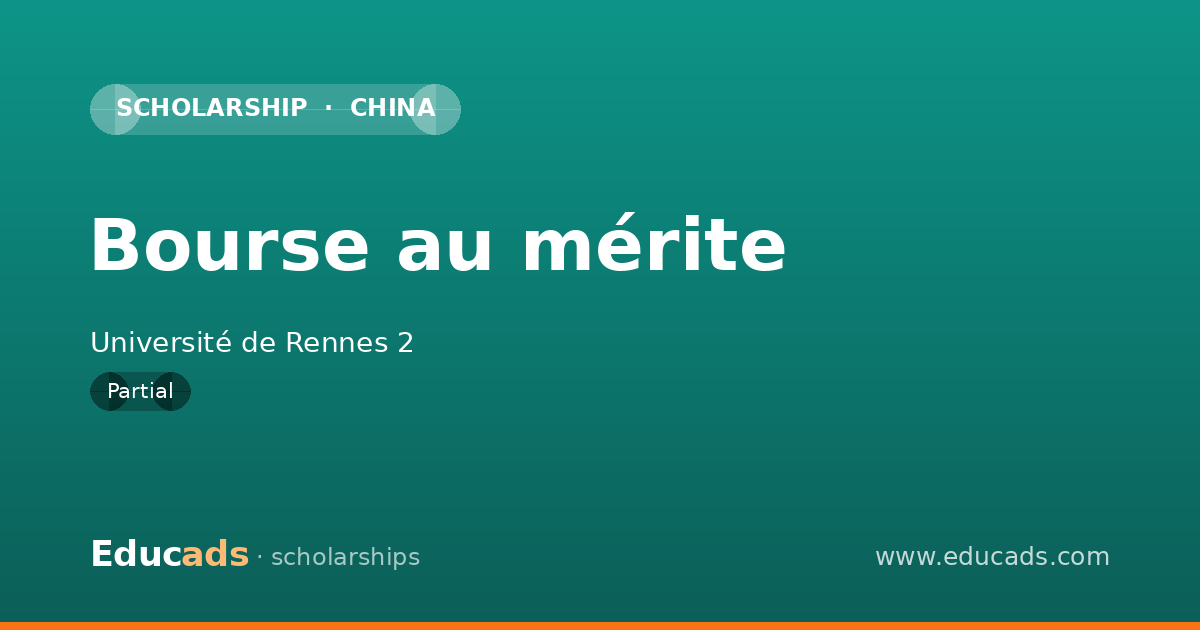 Bourse au mérite scholarship