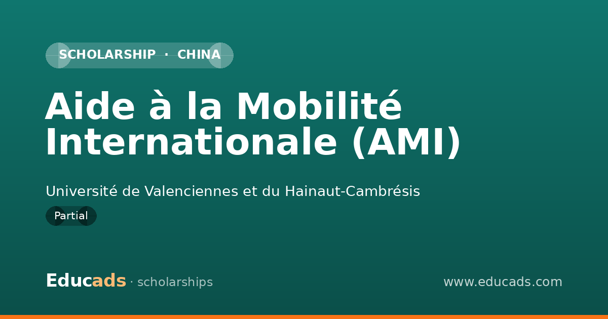 Aide à la Mobilité Internationale (AMI) scholarship