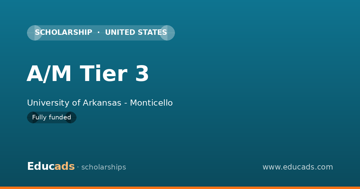 A/M Tier 3 scholarship