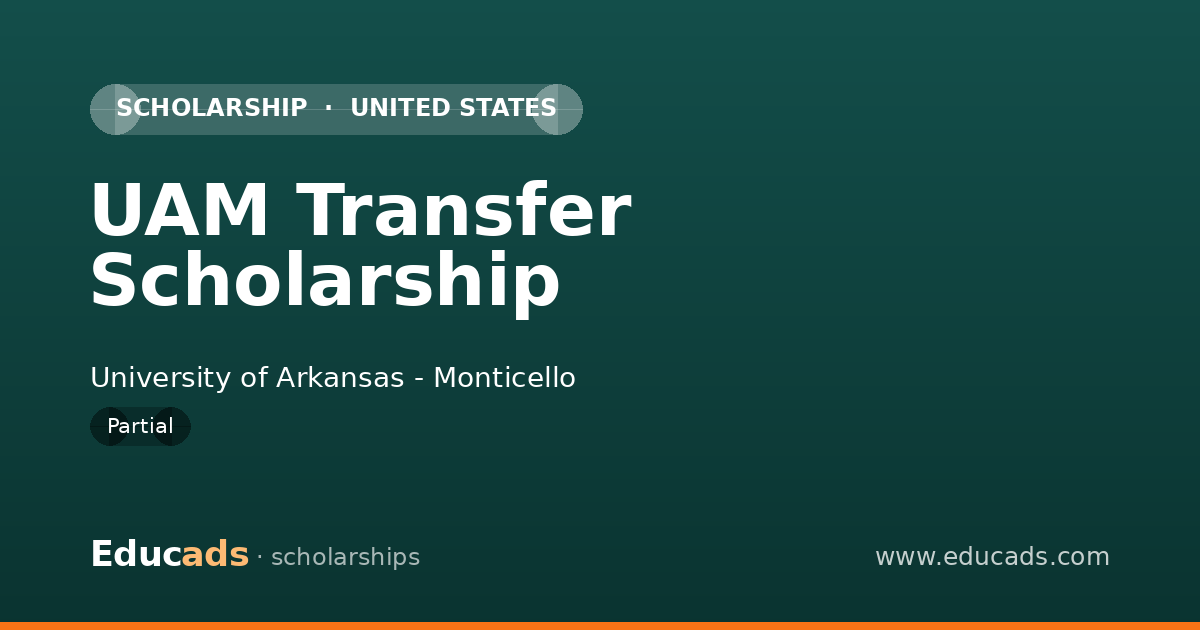 UAM Transfer Scholarship scholarship