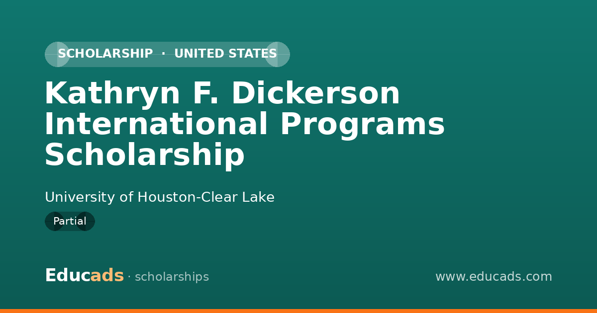 Kathryn F. Dickerson International Programs Scholarship scholarship