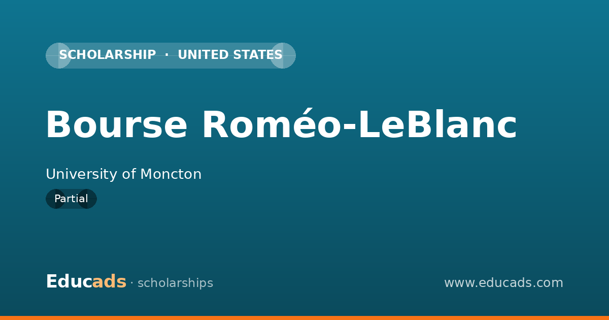 Bourse Roméo-LeBlanc scholarship