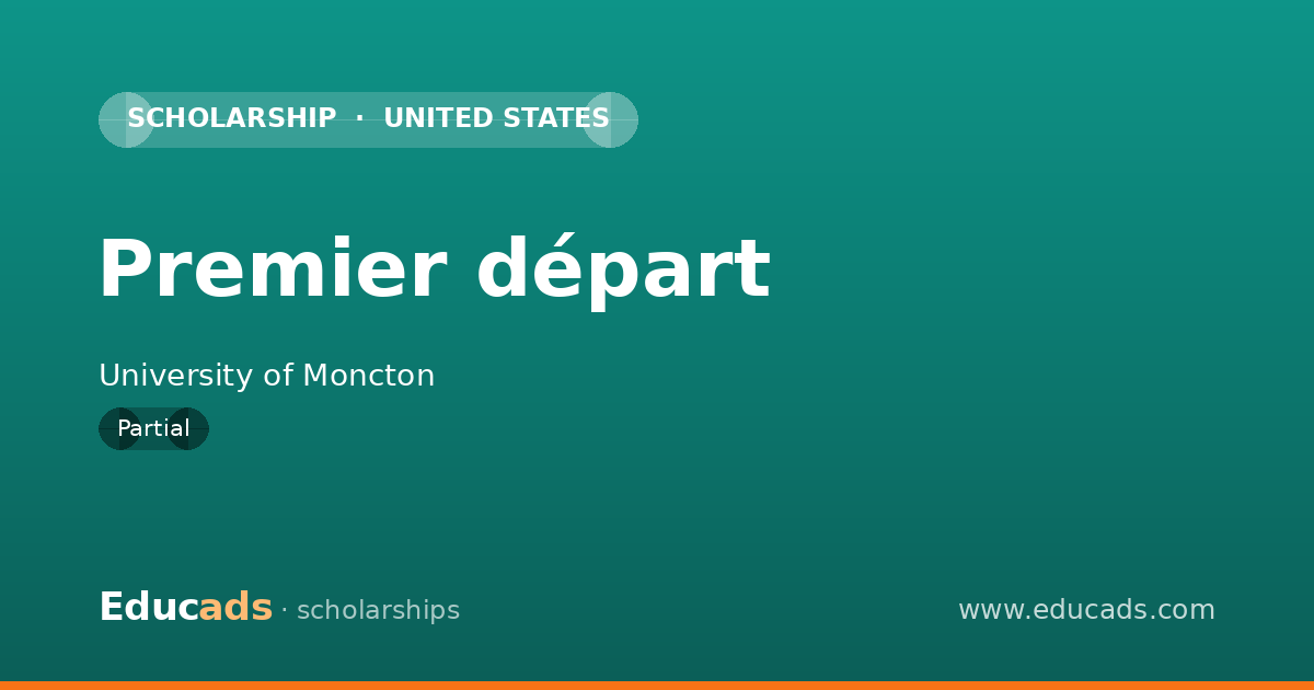 Premier départ scholarship