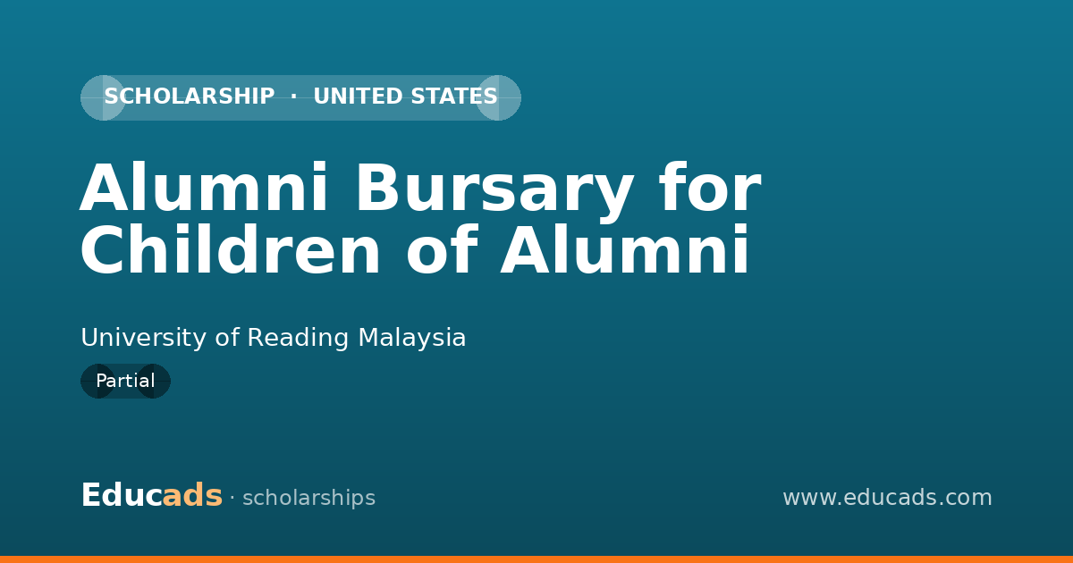 Alumni Bursary for Children of Alumni scholarship