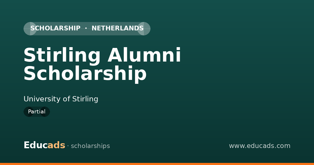 Stirling Alumni Scholarship scholarship