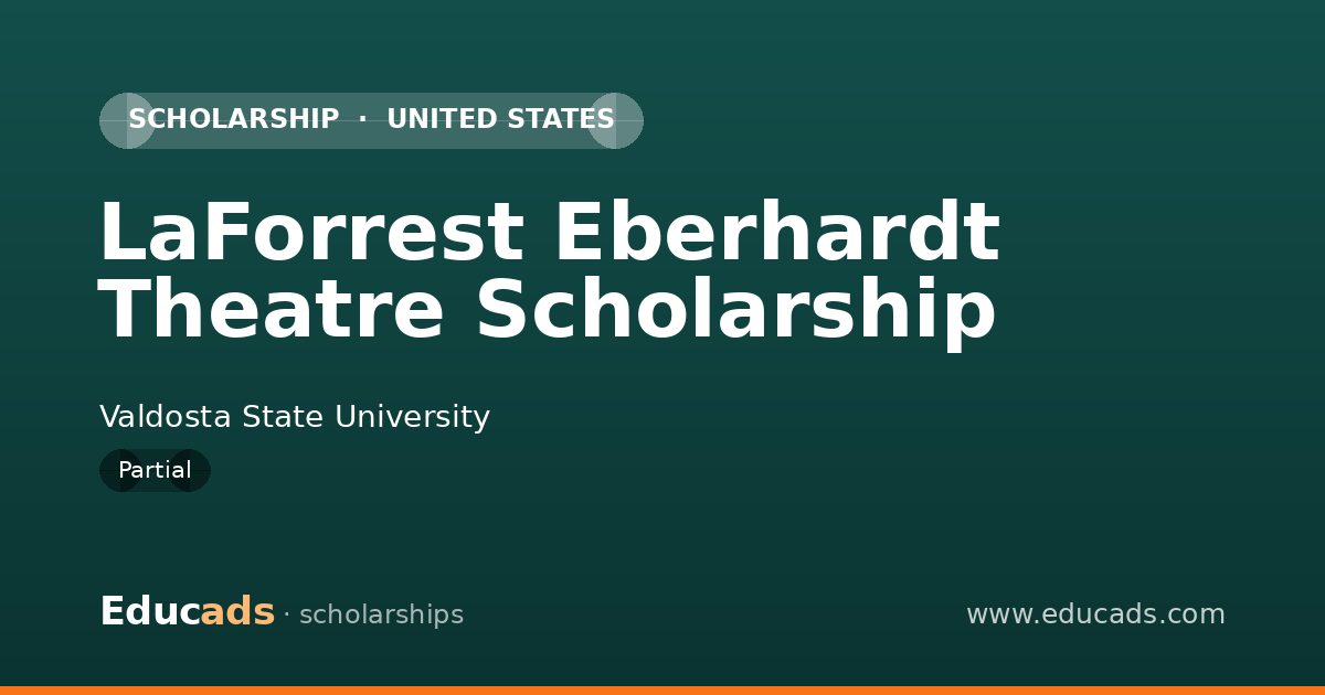 LaForrest Eberhardt Theatre Scholarship scholarship