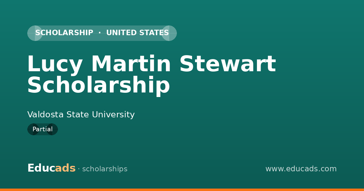 Lucy Martin Stewart Scholarship scholarship