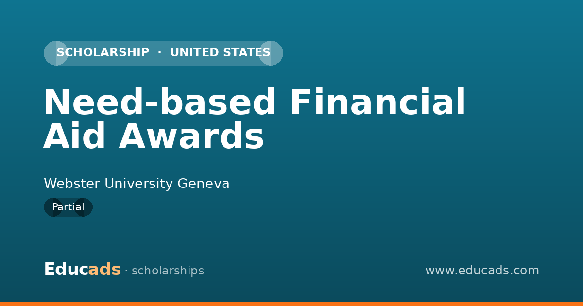 Need-based Financial Aid Awards scholarship