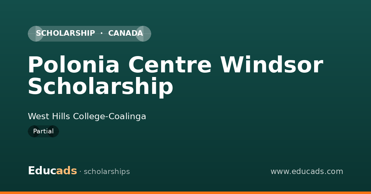 Polonia Centre Windsor Scholarship scholarship