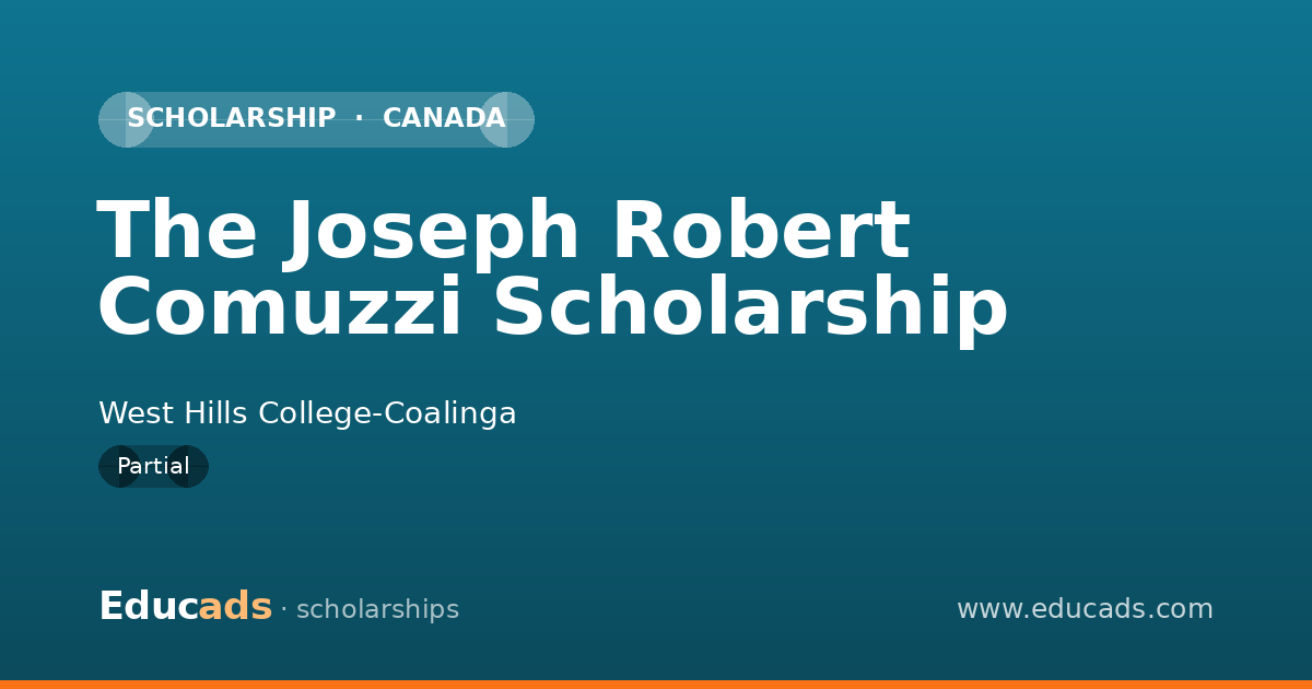 The Joseph Robert Comuzzi Scholarship scholarship