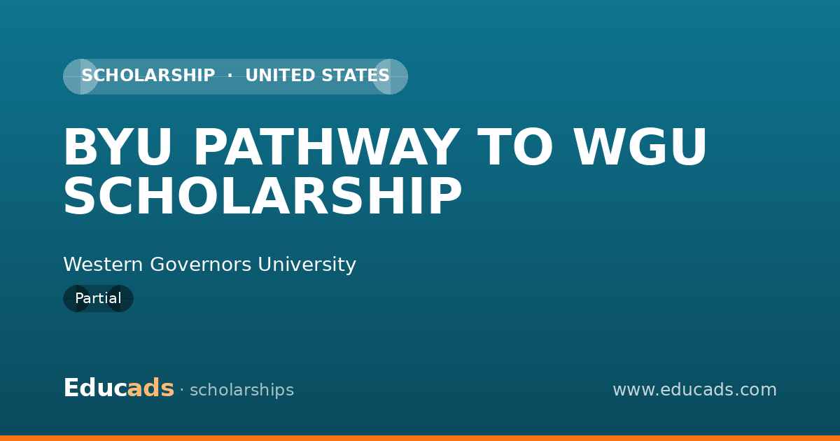 BYU PATHWAY TO WGU SCHOLARSHIP scholarship