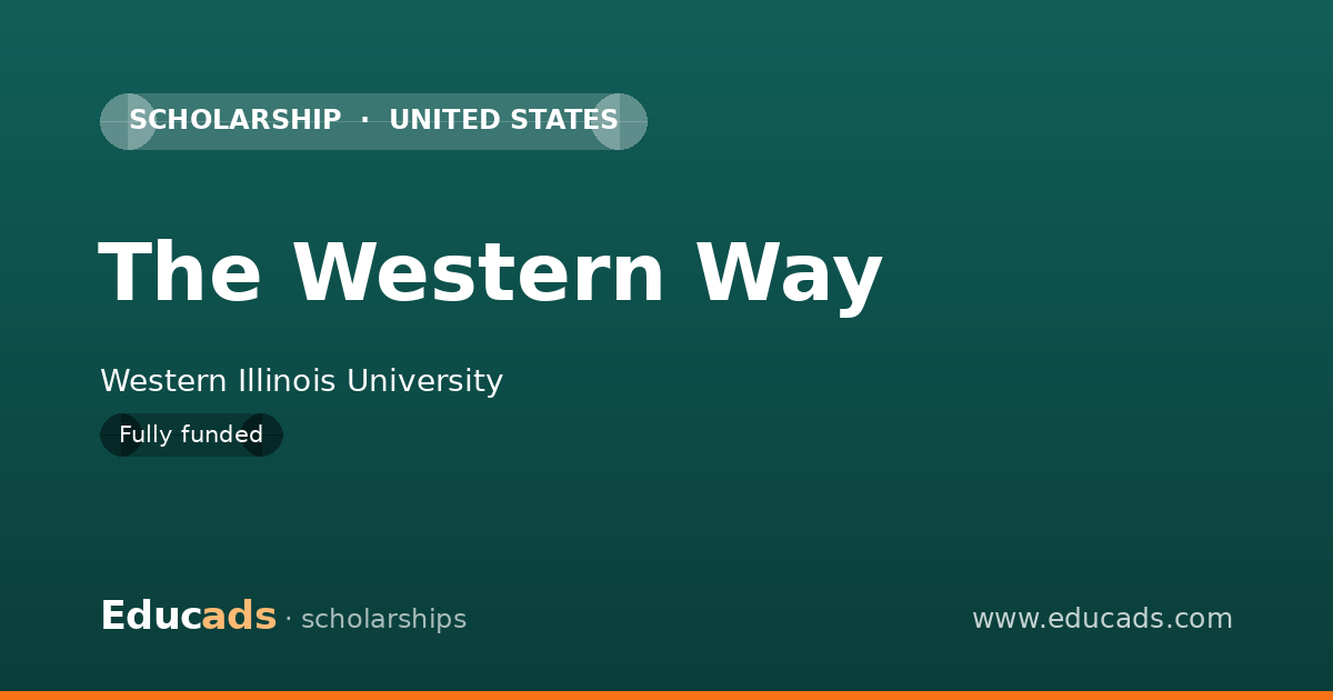 The Western Way scholarship