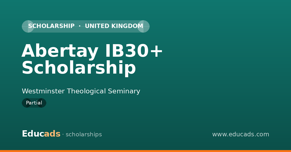 Abertay IB30+ Scholarship scholarship