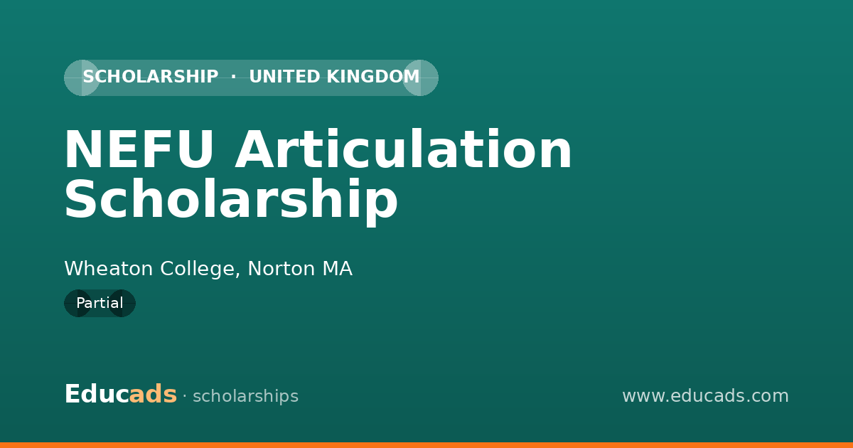 NEFU Articulation Scholarship scholarship