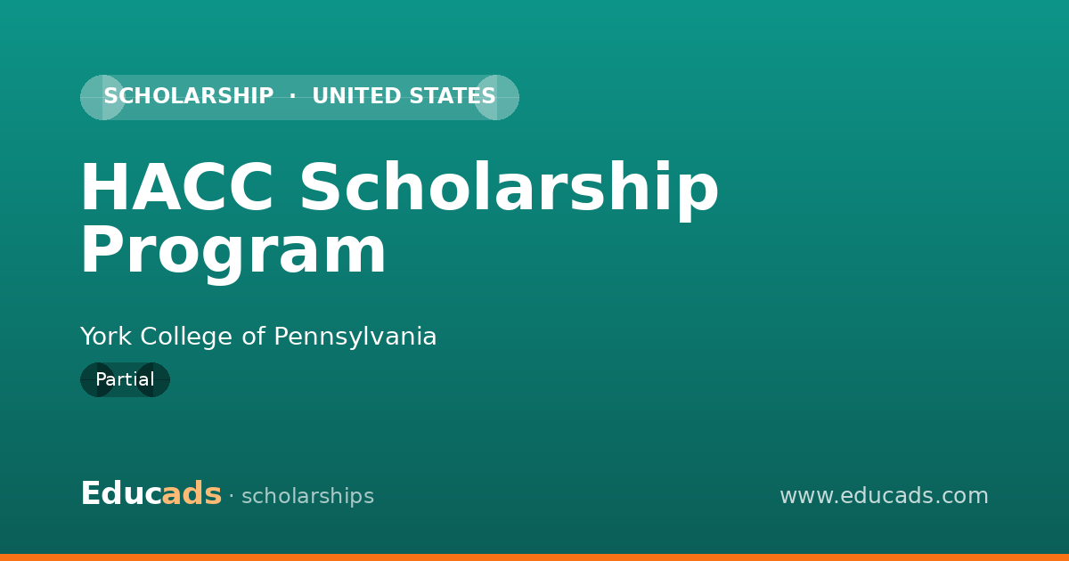 HACC Scholarship Program scholarship