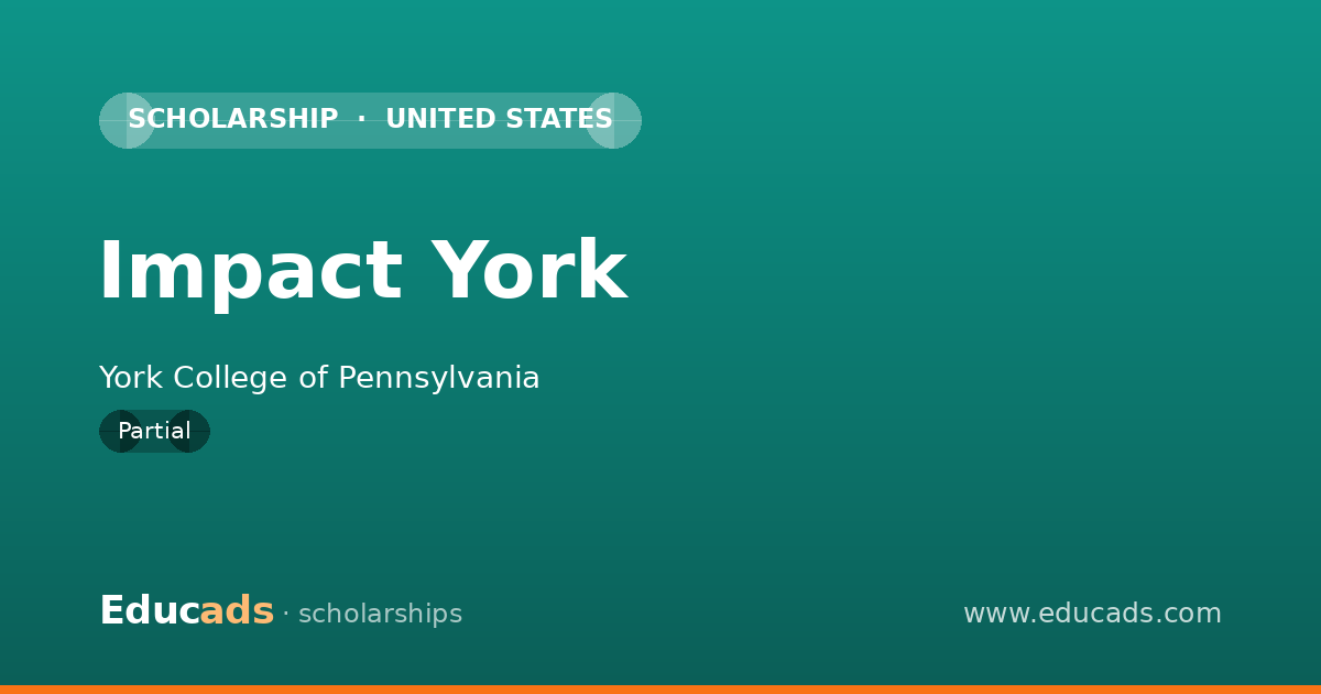 Impact York scholarship