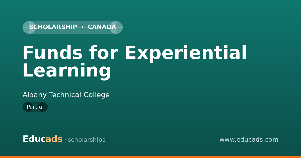 Funds for Experiential Learning scholarship