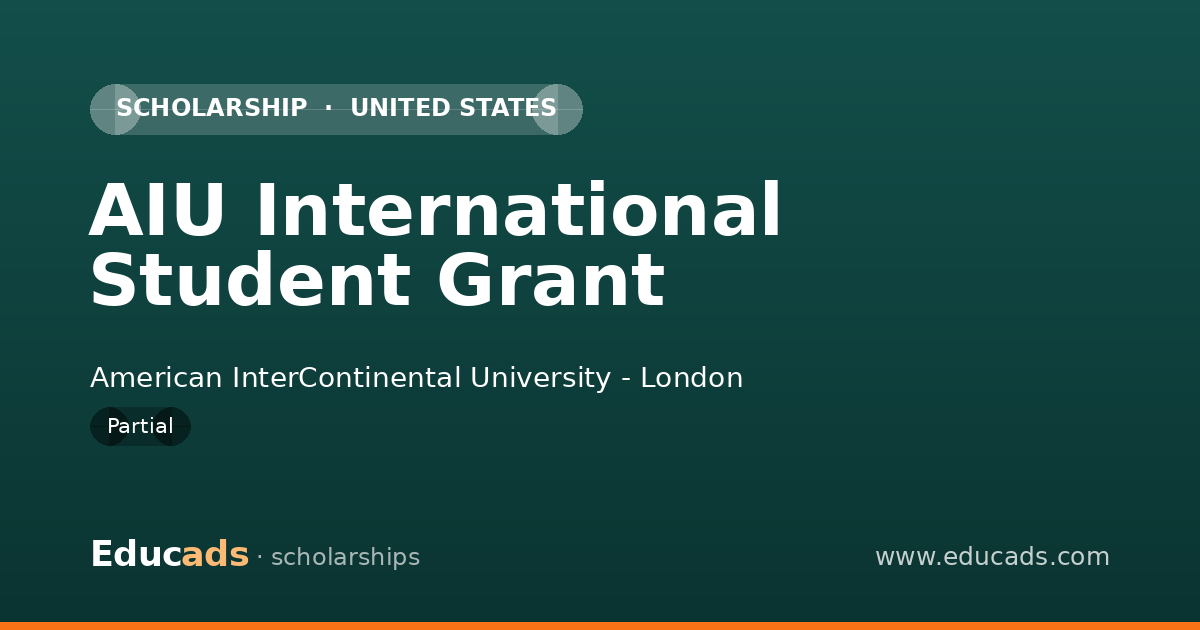 AIU International Student Grant scholarship