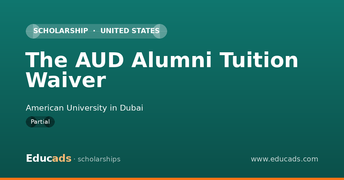The AUD Alumni Tuition Waiver scholarship